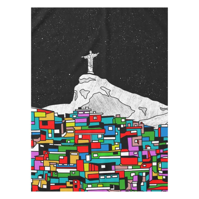 Mantel Cristo Redentor Río de Janeiro (Anverso)