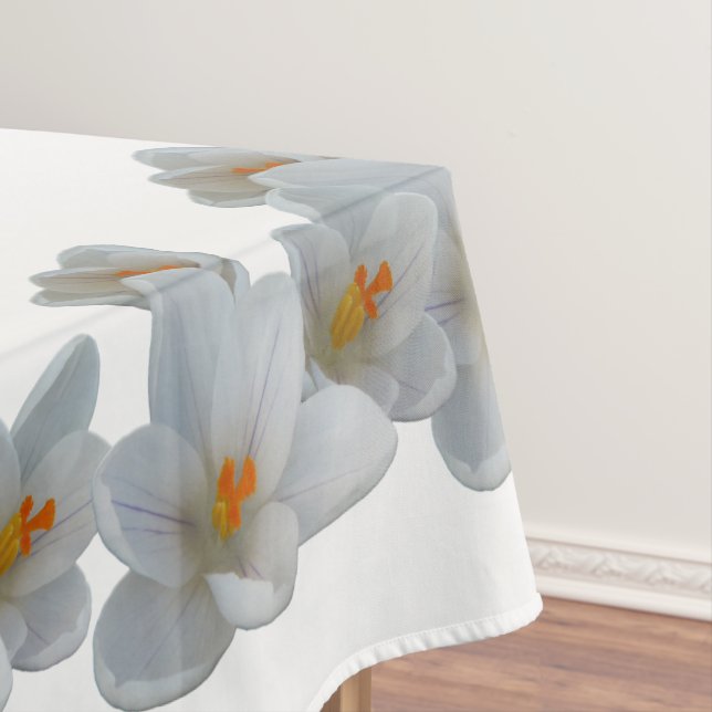 Mantel Crocus Tablecloth Flowers Crocus Tablecloth (In Situ)