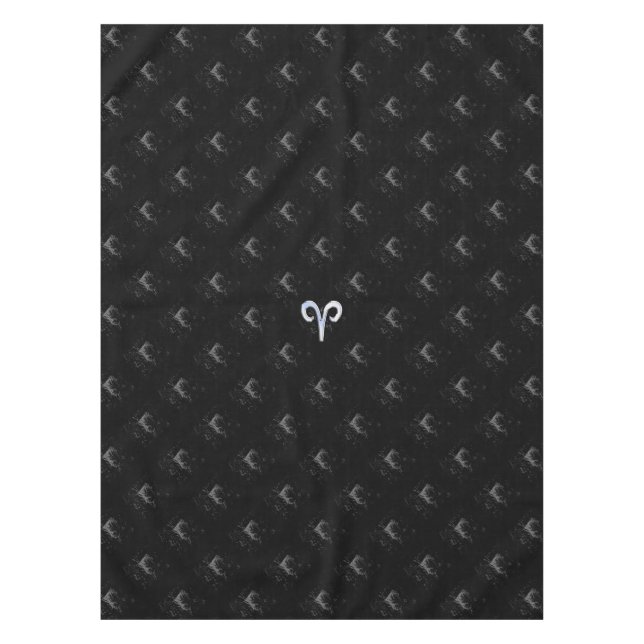 Mantel Cromo como el Rótulo Aries Zodiac en Hevelius (Anverso)