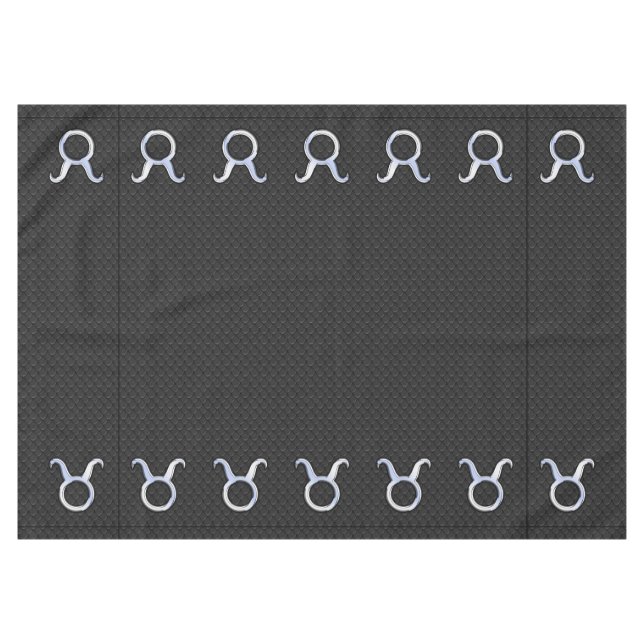 Mantel Cromo moderno como signo zodiacal Tauro (Frente (Horizontal))