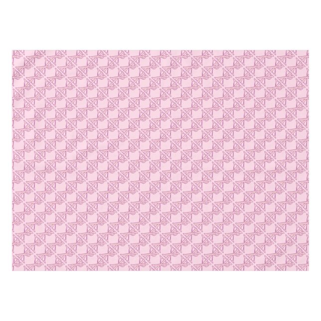 Mantel Cruz Chi Ro Rosa Tiled sobre Rosa (Frente (Horizontal))