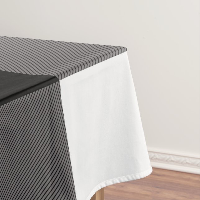 Mantel Cuadrados de búfalo de cuadros negros y blancos (In Situ)