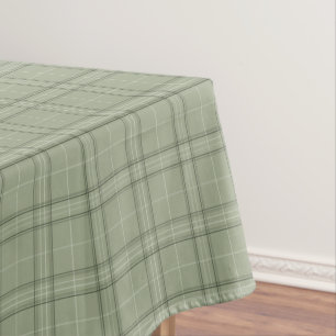 Mantel Cuadro de ciervo de pino - tartán cabincore verde