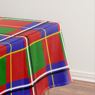Mantel Cuadro Escocés Rojo Azul Verde