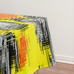 Mantel Cuadros abstractos formados de arañazos sobre amar