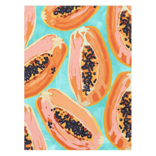 Mantel Cuadros de acuarela de Papaya grande, frutas tropi