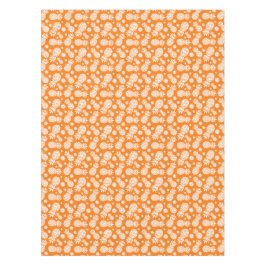 Mantel Cuadros de flores de piña blanca naranja gráfico
