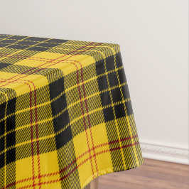 Mantel Cuadros Negros Amarillos Cítricos