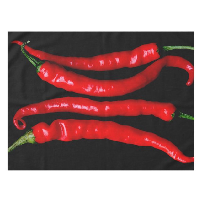 Mantel Cuatro Chilies rojos 50x72 tccna (Frente (Horizontal))