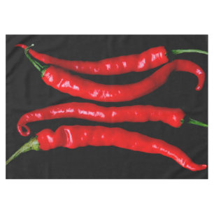 Mantel Cuatro Chilies rojos 60x84 tcnm