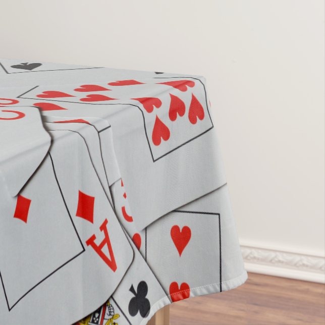 Mantel Cubierta De Cartas De Juego Dispersas, Mantequilla (In Situ)