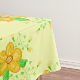 Mantel Cubierta de tabla del Diseñador amarillo