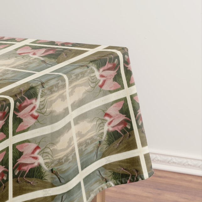 Mantel Cucharada de rosas de los pájaros de América de Au (In Situ)