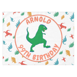 Mantel Cumpleaños Dinosaurio T Rex Kids Jurassic Animales