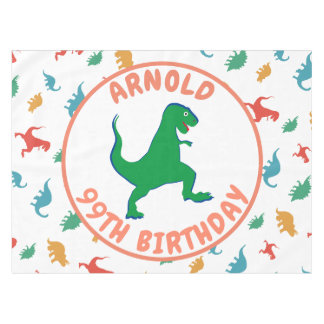 Mantel Cumpleaños Dinosaurio T Rex Kids Jurassic Animales