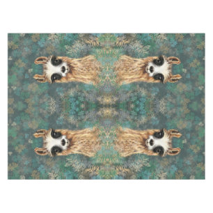 Mantel Curiosa Llama Funny Tablecloth