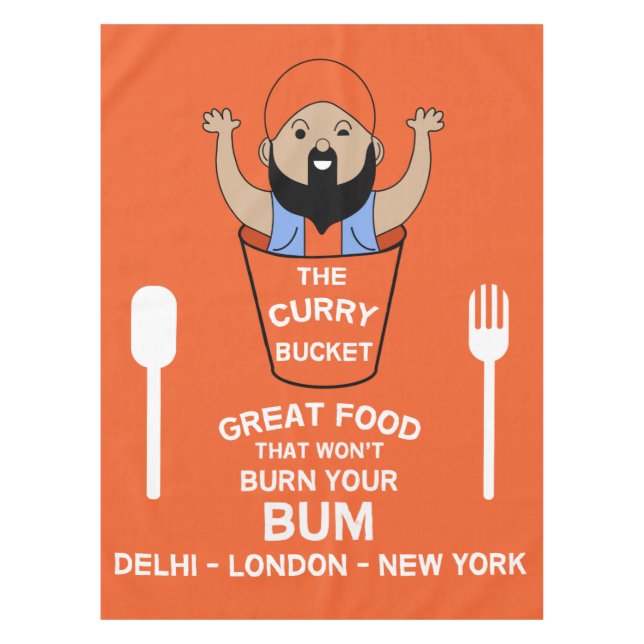 Mantel Curry Lover | Primo indio | Corry Cook | Amigos (Anverso)