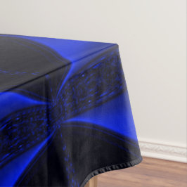 Mantel Curvas azules y ondas en imagen azul oscuro
