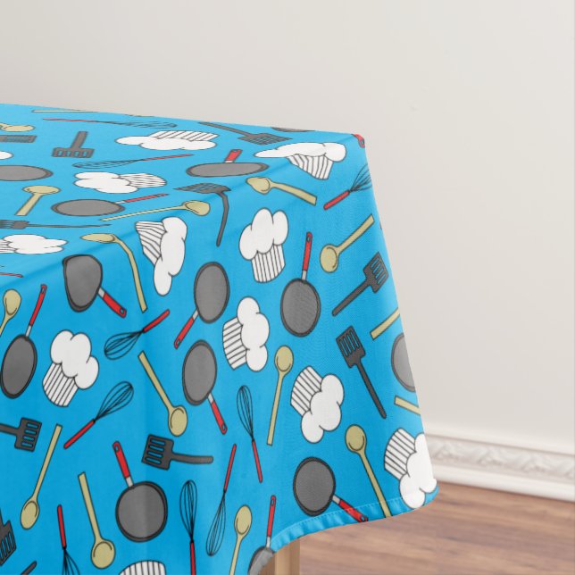 Mantel Cute Chef Cocinando Niños Primer Fiesta de Cumplea (In Situ)