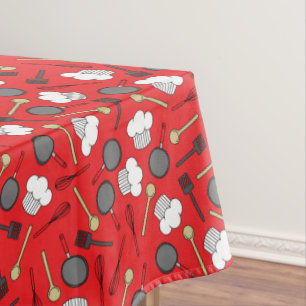 Mantel Cute Chef Cocinando Niños Primer Fiesta de Cumplea