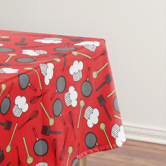 Mantel Cute Chef Cocinando Niños Primer Fiesta de Cumplea (In Situ)