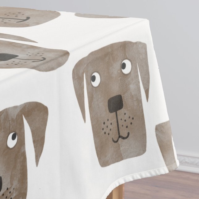 Mantel Cute chocolate Labrador recuperador de perro acuar (Subido por el creador)