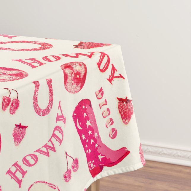 Mantel Cute Girly Pink Disco Cowgirl Estética (In Situ)