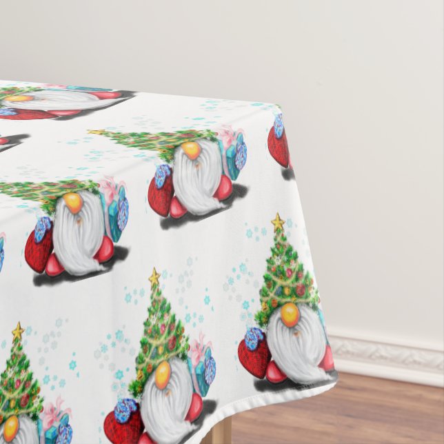 Mantel Cute Gnomes Navidades Tablecloth (In Situ)