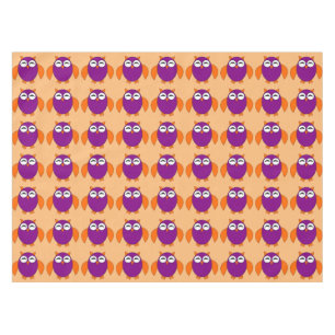 Mantel Cute Halloween Owl Tablecloth
