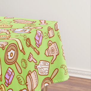 Mantel Cute Kitchenware Green Tableclol