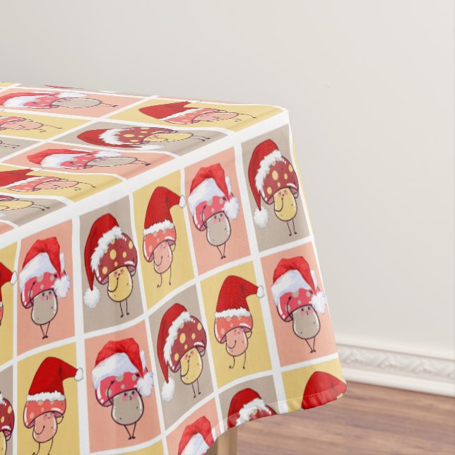 Mantel Cute Mushroomcore Santa Navidades hongos (In Situ)