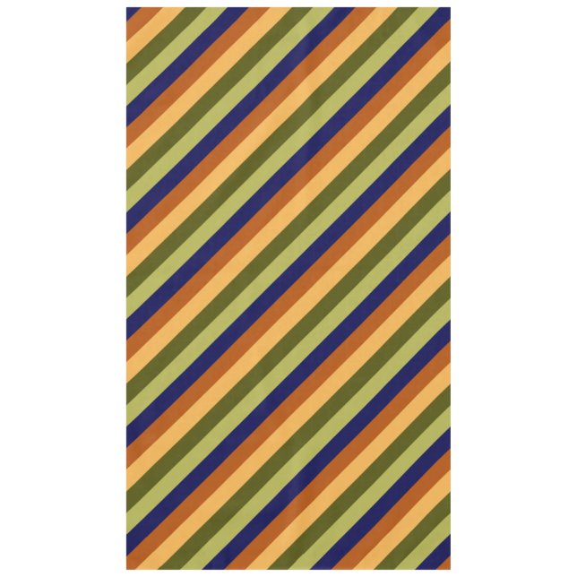 Mantel Cute Olive Sage Navales Stripes Grandes Tabletas (Anverso)