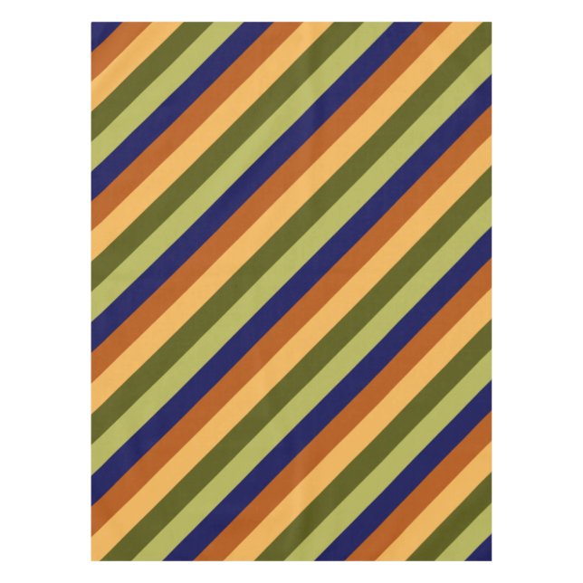 Mantel Cute Olive Sage Navíos Stripes Pequeños Tabletas (Anverso)