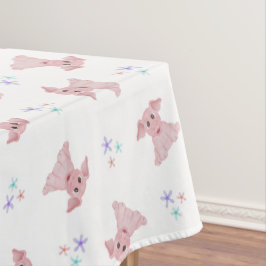 Mantel Cute Pinos Rosa Barnyard Niños Cumpleaños