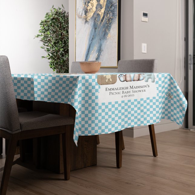 Mantel Cute Teddy Bear Picnic Baby Shower (Subido por el creador)