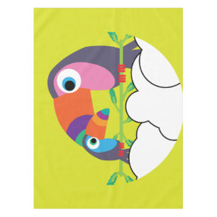 Mantel Cuto Toucan Amar a los turistas Aves divertida