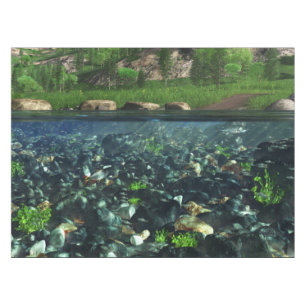 Mantel Cwn River Tablecloth