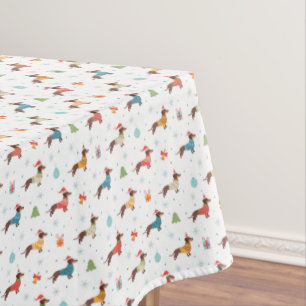 Mantel Dachshunds en Navidades Patrón de sudaderas