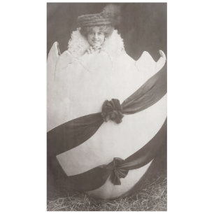 Mantel Dama de Huevo de Pascua Vintage