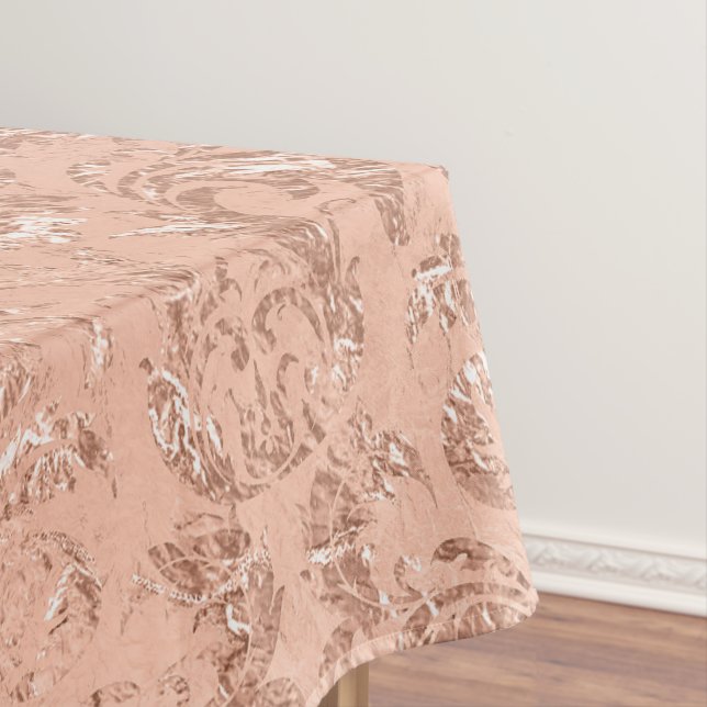 Mantel Damasco de Oro Rosa (In Situ)