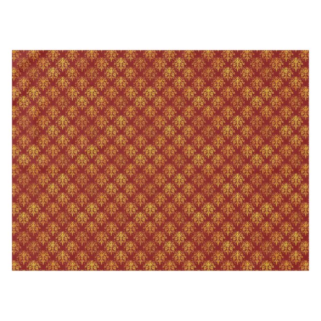 Mantel Damasco rico del día de fiesta (Frente (Horizontal))