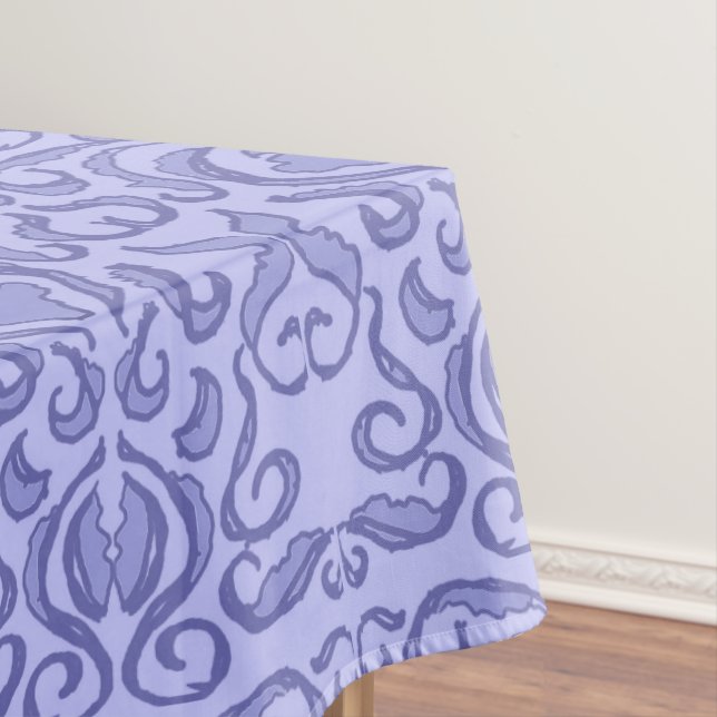 Mantel Damask Old World Veri Peri Tonal Tableclol (In Situ)