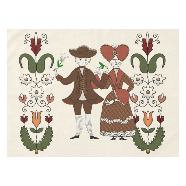 Mantel Danza de la cosecha (Frente (Horizontal))