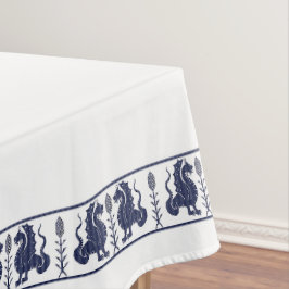 Mantel Dark Blue Dragons Tablecloth