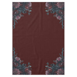 Mantel Dark Maroon Mauve Boda Gótica Elegante