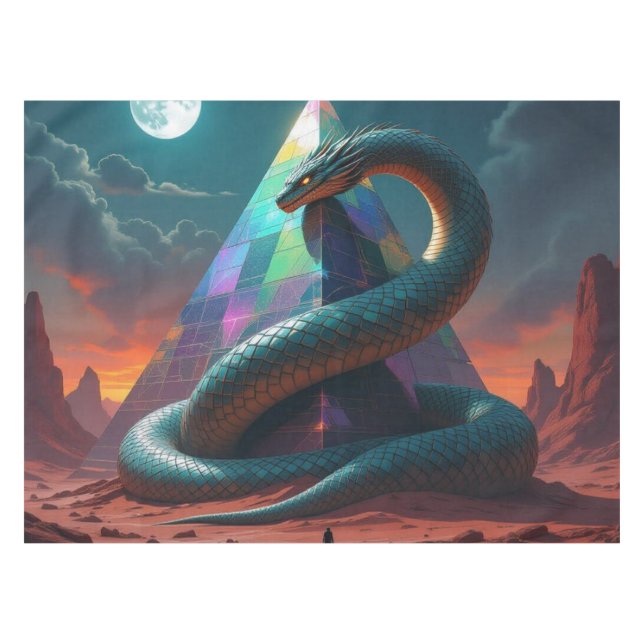 Mantel „Das Geheimnis der Schlangengötter“ (Frente (Horizontal))