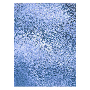 Mantel de algodón abstracto azul, 52"x70"