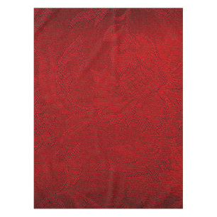 Mantel de Algodón Damasco Rojo