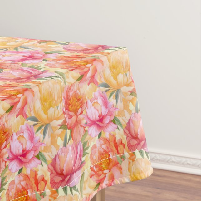Mantel de algodón floral Peonía (In Situ)