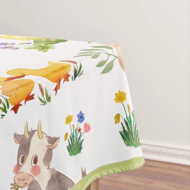 Mantel de animales de granja de primavera de Pascu (In Situ)